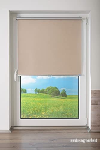 Springrollo/medium dragrulle med modern struktur tyg Sahara, 75 cm x 150 (B L) 4260685144116