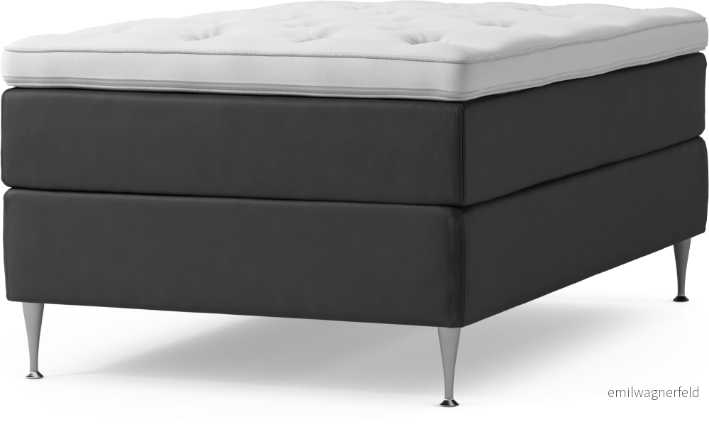 Delux Dream Kontinentalsäng, enkelsäng 120 cm med bäddmadrass och sängben cvbw9