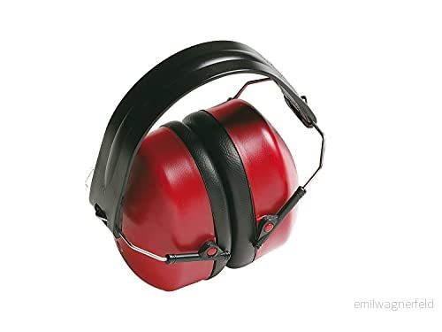 Amig - Röda hopfällbara hörlurar, hörselskydd för medelhöga ljudnivåer 30 dB Mycket bekväma, lämpliga professionell eller hemmabruk 8413023091696