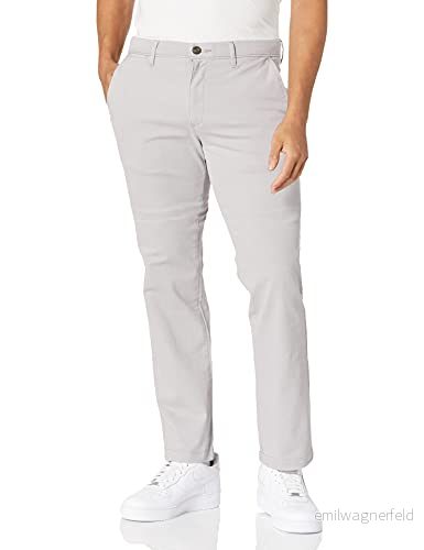 Amazon Essentials mäns Slim Fit Casual Stretch Chino byxa, ljusgrå, 38 B x 30 L 191770604267