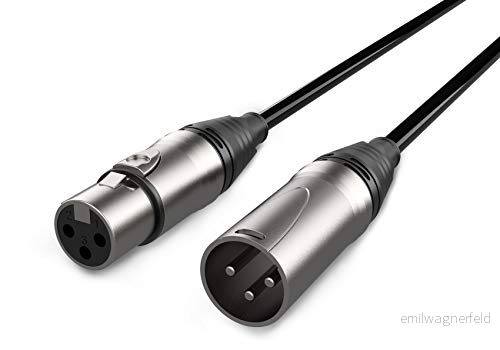 Audibax Evolution Cable XLR Hankoppling - Kvinna 20 meter Svart 637913816017