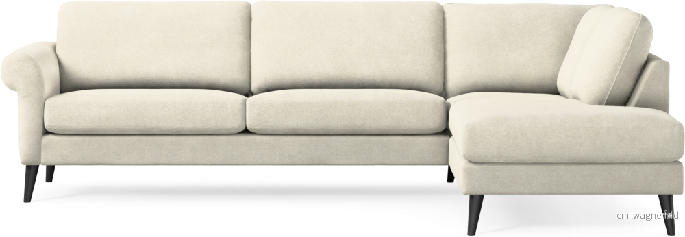 Bridge 3-sits soffa med divan höger TiX15
