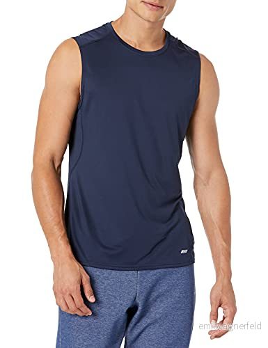 Amazon Essentials Men's Tech stretchig muskelskjorta, Marinblått Xsp, XXL 43475718568
