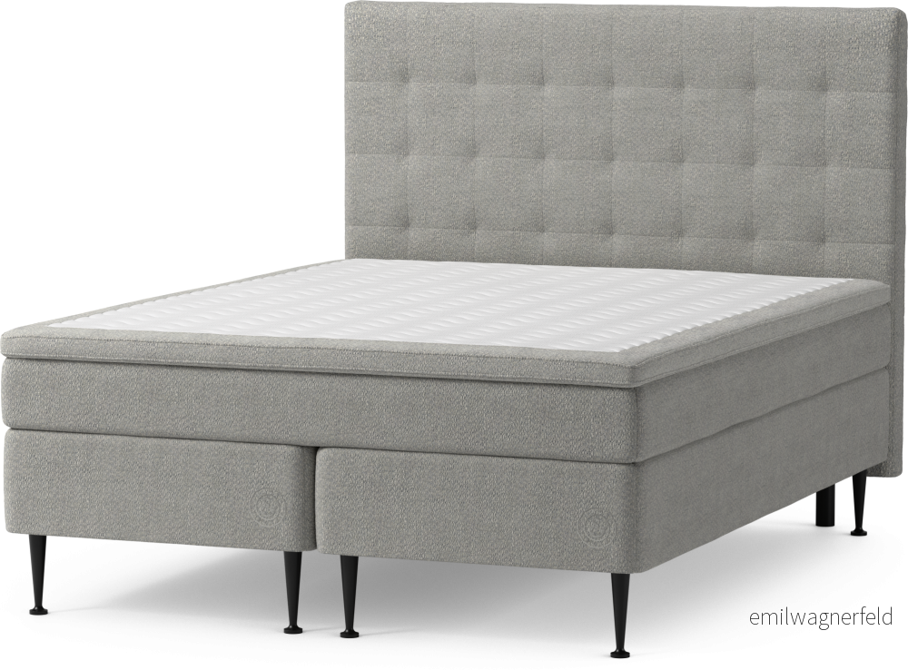 Asperö Comfort Kontinentalsäng, dubbelsäng med bäddmadrass Comfort och sängben KDGrA
