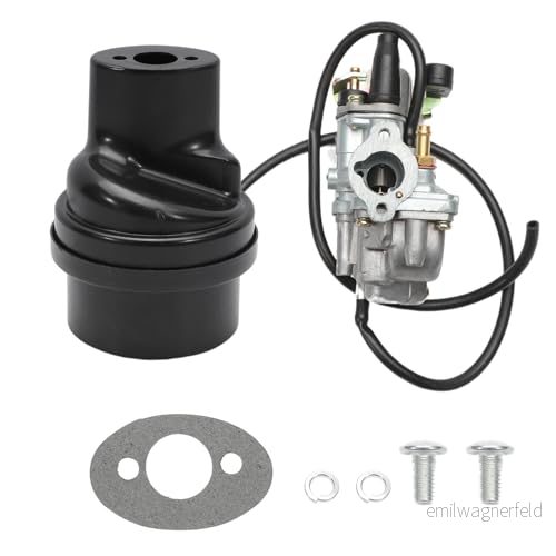 Attisfiera Motorcykel förgasare kit och luftfilterbox för Szk LT50 LT A50 JR50 9313416189063