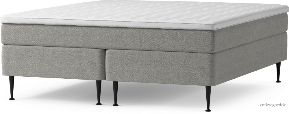 Asperö Comfort Kontinentalsäng, dubbelsäng med bäddmadrass Comfort och sängben KasWa