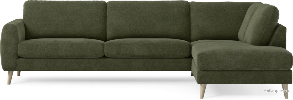 Bridge 3-sits soffa med divan höger K8dXP