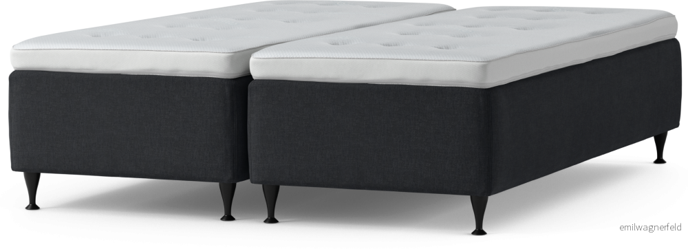 Delux Dream Ramsäng, dubbelsäng med bäddmadrass och sängben dw2D6