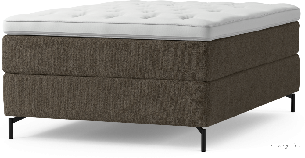 Delux Dream Kontinentalsäng, enkelsäng 140 cm med bäddmadrass och sängben ZRgWr