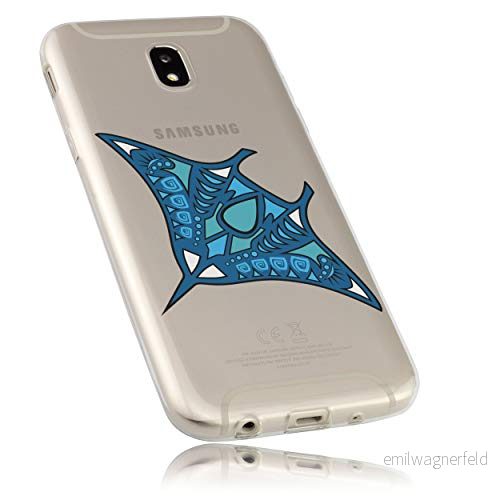 mumbi skal kompatibel med Samsung Galaxy J5 2017 mobiltelefon fodral mobilskal tunt, transparent 4251657905934