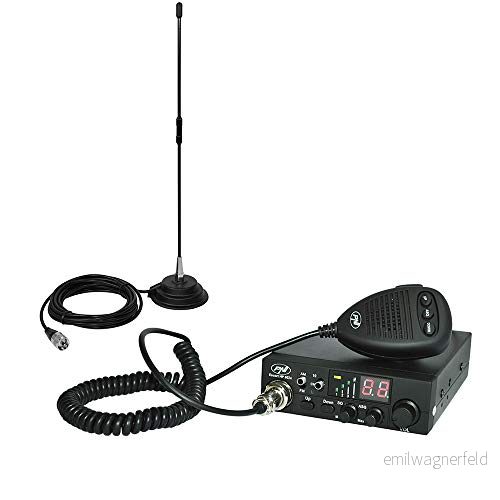 Paket CB radioutrustning escort HP 8024 ASQ + antenn extra 40 med magnet 5949066517822