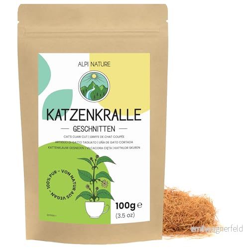 Alpi Nature Cat's Claw 100g från Nature, löst te, Cats torkad och skuren för att tillaga örtte kattklote 4262359965379
