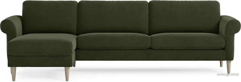 Bridge 3-sits soffa med schäslong vänster 177fq