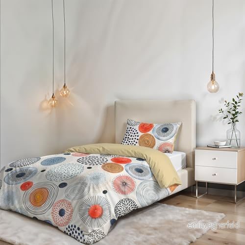 Sogni e Capricci Fantasy påslakan (tillverkad i Italien), ornato Grigio, singel 8058575031853