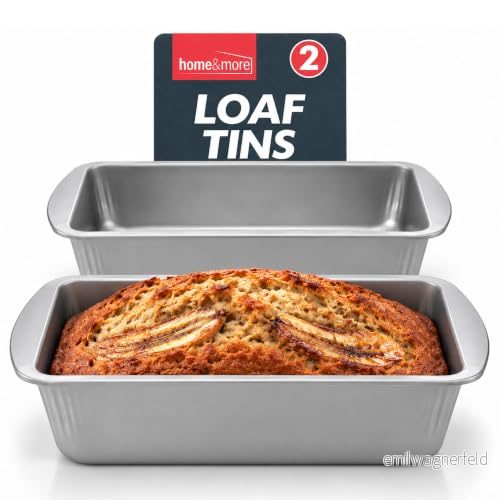 2 Pack Brödburkar För Bakning Pund 0,9 Kg Brödform 21 x 11 6,4 Cm Rostfritt Stål Brödburk Bröd Och 5056175965656