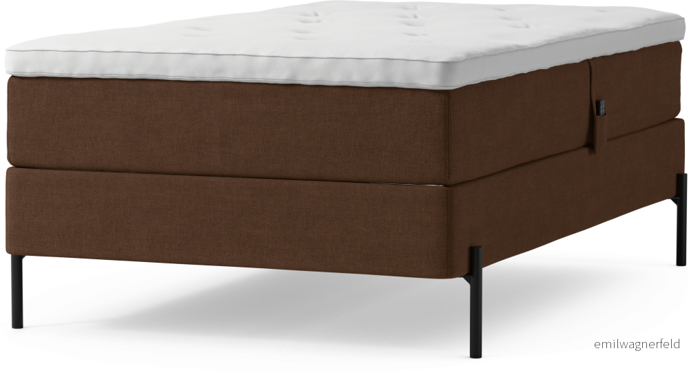 Delux Dream Ställbar säng, enkelsäng med bäddmadrass och sängben Xz9v5