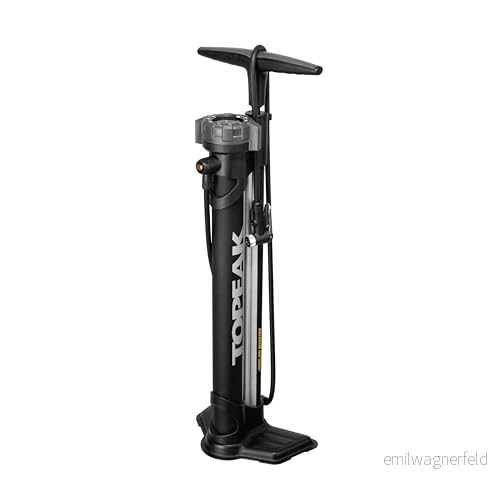 Topeak JoeBlow Booster golvpump 160psi/11bar, SmartHead DX3, svart/grå 883466020054