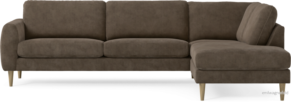 Bridge 3-sits soffa med divan höger e81G2