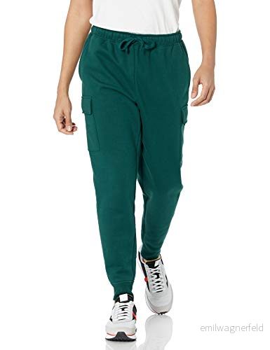 Amazon Essentials Herr Cargo Fleece Jogger Sweatpants, Mörkgrön, Large 195111267791