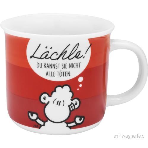 Sheepworld mugg med motiv leende favoritmugg i presentförpackning 4036018489335