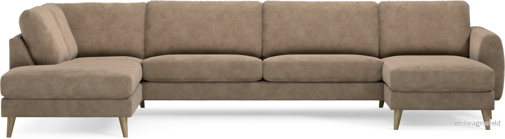 Bridge 3-sits soffa med divan vänster och schäslong höger 2w11u