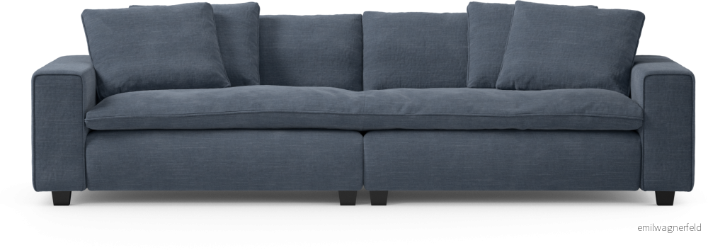 Bellora 4-sits soffa, hel dyna RrHu5