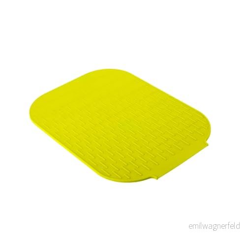Avilia Grönt halkfritt silikontorkställ 39 x 27 cm perfekt för att hålla ditt kök snyggt och skydda diskbänken förvaring av våta tallrikar diskmaskinssäker 8056819050837