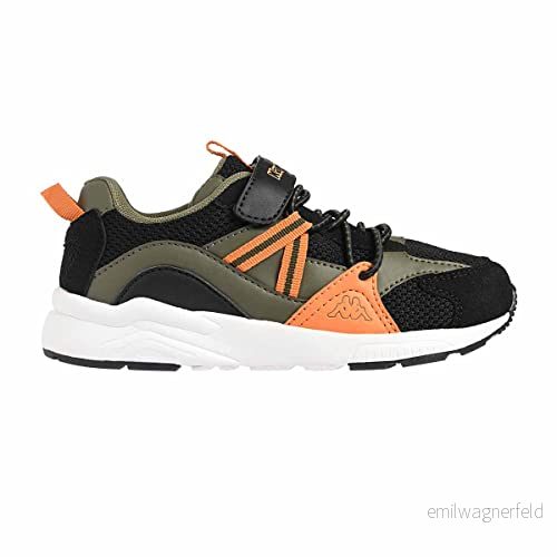 Kappa London, Unisex sneakers barn, Svart grön, 31 EU 8058182652724