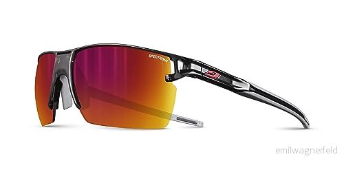 Julbo Outline solglasögon vuxen unisex, TRANLUCIDE svart/röd, en storlek 3660576188440