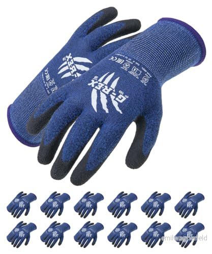 G REX F18/monteringshandskar/storlek 11, 12 par/blå/monteringshandskar/handskar arbetshandskar/fingerfärdighet och skydd mot låga temperaturer 5904094702510