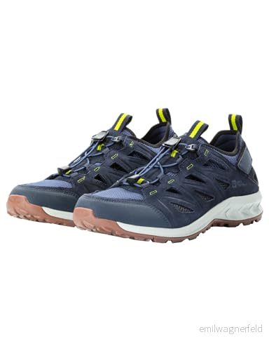 Jack Wolfskin Herr Woodland 2 Hybrid Low M sneakers, Nattblått, 45 EU 4064886035408
