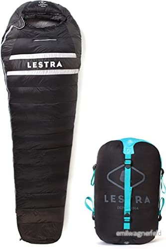 Lestra Alaska Original vuxen sovsäck, svart, 220 x 80 3245841694040