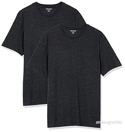 Amazon Essentials herr normal passform kortärmad rund hals t shirt, paket med 2, kolljung, 6X Large stor 196433598167