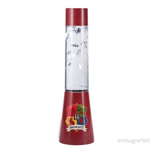 Paladone Hogwarts Quidditch flöde med flytande gyllene Snitch och Harry Potter format glitter samlarobjekt dekor 33 cm 5056577739503