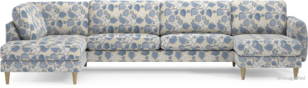 Bridge 3-sits soffa med divan vänster och schäslong höger r1VvV