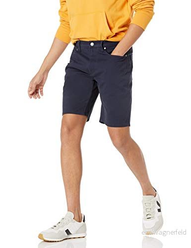 Amazon Essentials herr rak passform 17,78 cm innersöm stretch 5 fickshorts, midnattsblå, 40 195111303475