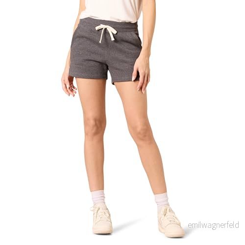 Amazon Essentials Fleeceshorts för kvinnor, mörkgrå ljung, Small 196433154561