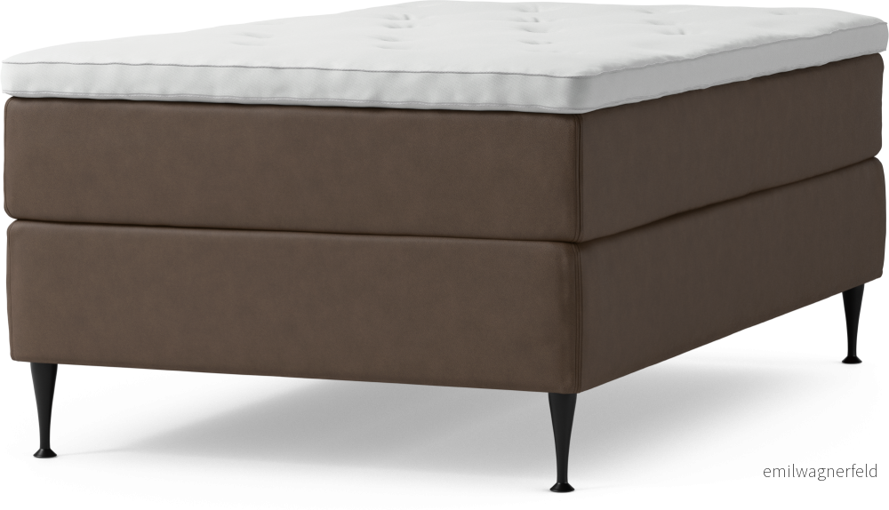 Delux Dream Kontinentalsäng, enkelsäng 120 cm med bäddmadrass och sängben rXjgt