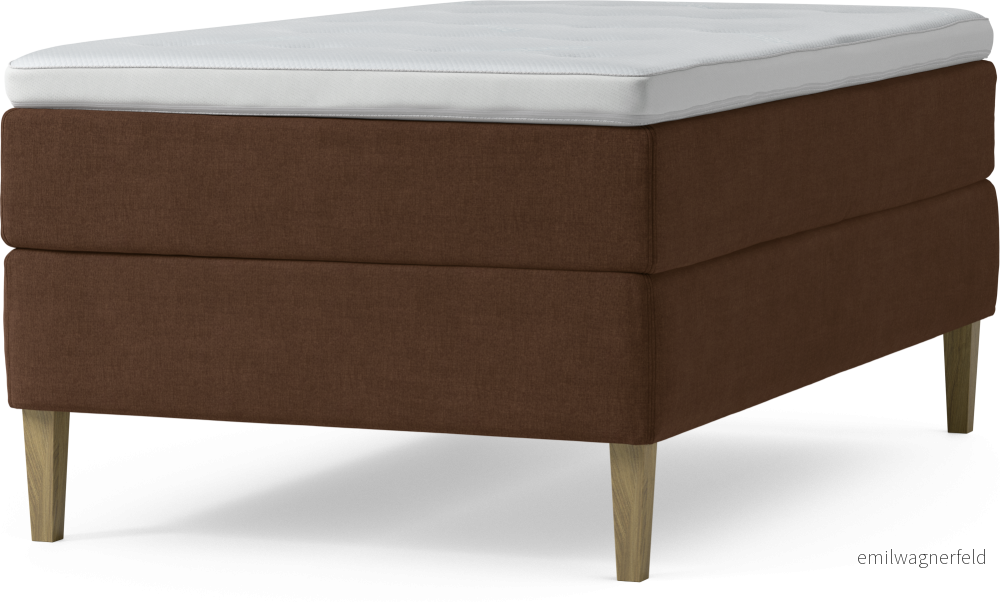 Delux Dream Kontinentalsäng, enkelsäng 120 cm med bäddmadrass och sängben wJi1G