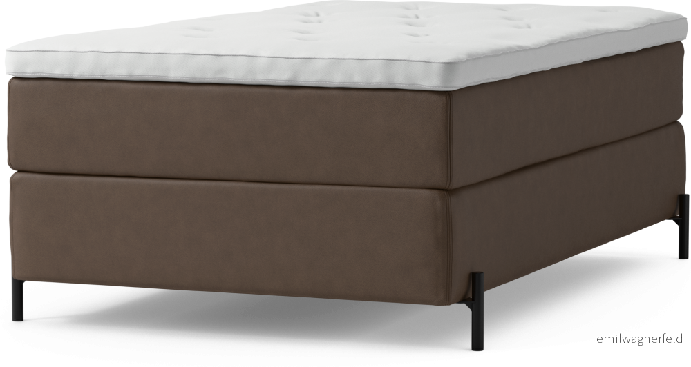 Delux Dream Kontinentalsäng, enkelsäng 120 cm med bäddmadrass och sängben z4hqb