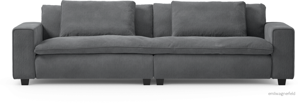 Bellora 4-sits soffa, hel dyna 3gpDa