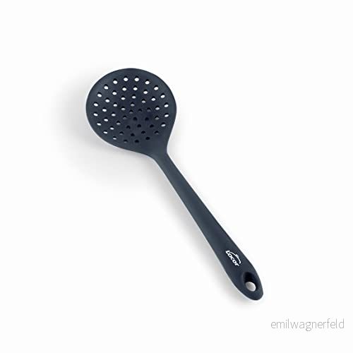 Lacor 64467 Kök Skum Grå, Silikon Skum, Köksredskap, Ergonomiskt handtag, Non stick, Hög Temperaturbeständig, Diskmaskinsäker, Längd 29 cm 8414271644672