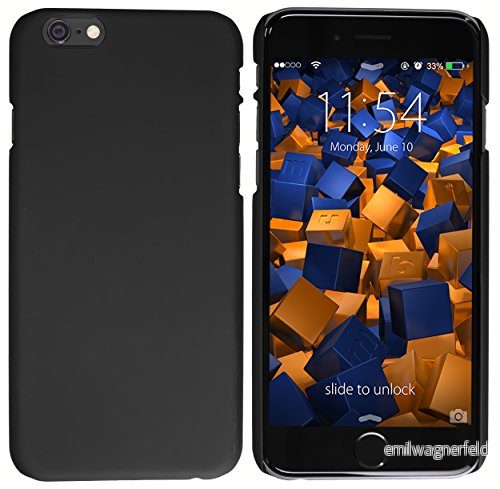 mumbi hårt skal kompatibel med iPhone 6/6s Handy Hard Case mobiltelefonskal, svart 4251077215538