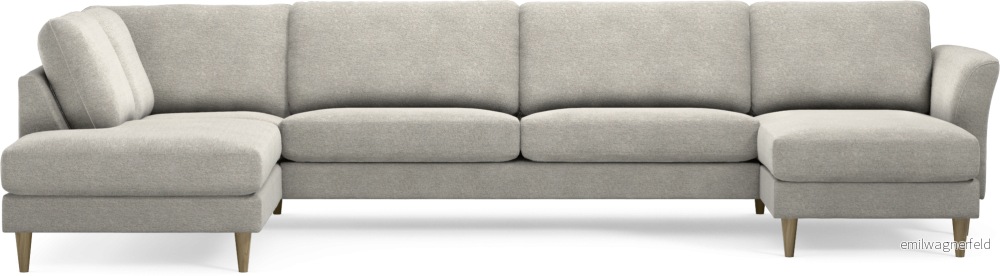 Bridge 3-sits soffa med divan vänster och schäslong höger x3DVV