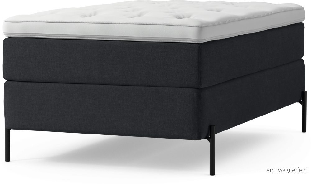 Delux Dream Kontinentalsäng, enkelsäng 120 cm med bäddmadrass och sängben kTJ3k