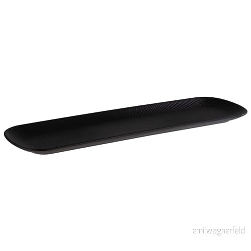 APS 85275 GN 2/4 bricka nero i svart, 53 x 16,2 cm, höjd 2,5 cm 4004133852754