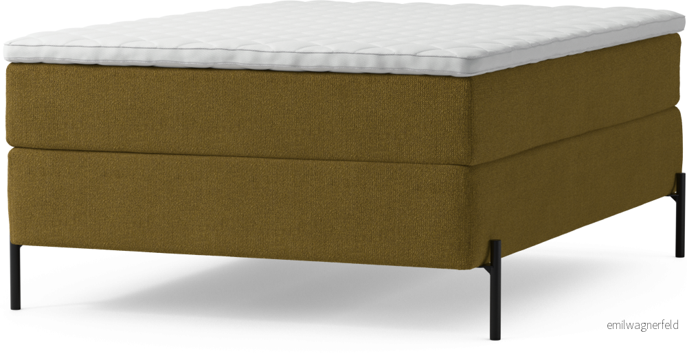 Delux Dream Kontinentalsäng, enkelsäng 140 cm med bäddmadrass och sängben 0TnVy