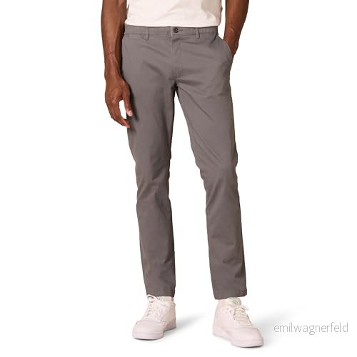 Amazon Essentials Skinny Fit Tvättade Comfort Stretch Chino Byxa (tidigare Goodthreads), Grå, 35 W x 34 L 193548117245
