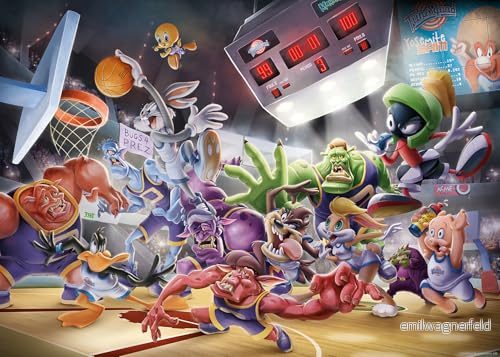 Ravensburger 12000406 Space Jam 1 000 bitars pussel vuxna och pojkar från 14 år, 4005555004066