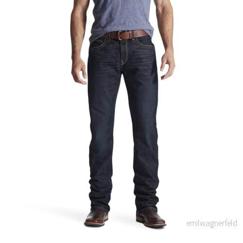 ARIAT Rebar M4 avslappnad DuraStretch Edge Boot Cut Jeans, Kropp, 38W x 34L 884849916377